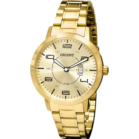 Relógio Feminino Orient Fgss1198c2kx Original Com Nfe Dourado