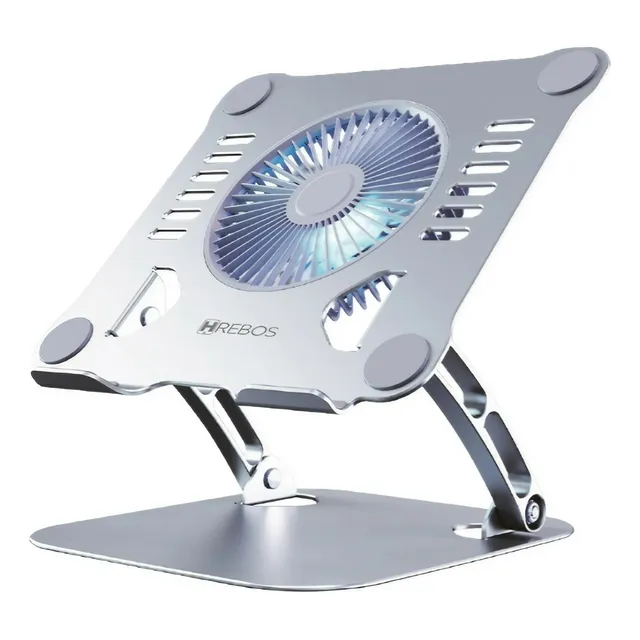 Suporte Base Mesa Cooler P/ Macbook Notebook Laptop Alumínio