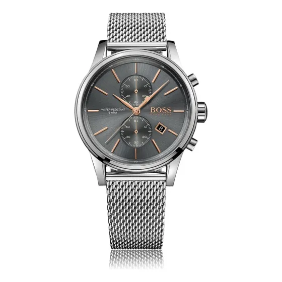 Relógio Hugo Boss 1513440 Pulseira De Malha Original C/nfe