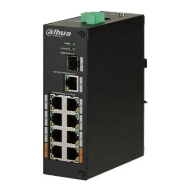 Dahua Pfs31108et96 Switch 8 Puertos Poe 1 Uplink Gigabit