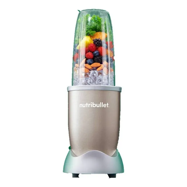 Licuadora portátil Nutribullet Pro 900 946.352 mL champagne - Incluye 11 accesorios