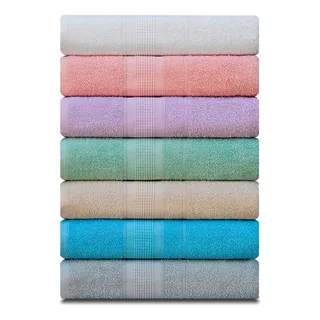 Kit C/4 Toalhas De Banho Gigante 70x1,35cm Toalhão Algodão