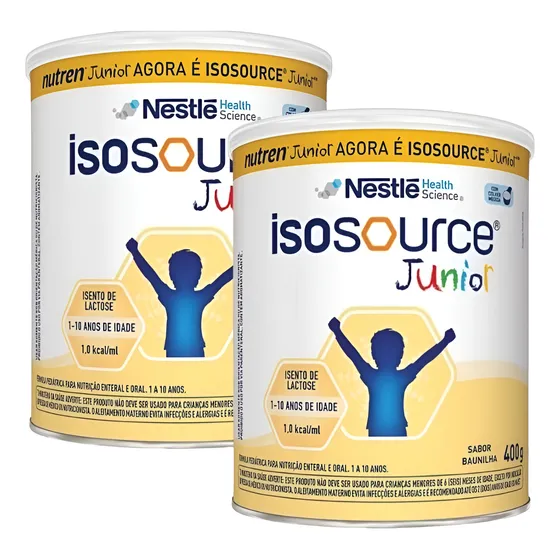Fórmula Infantil Nutren Junior 400g  Kit 02 Latas