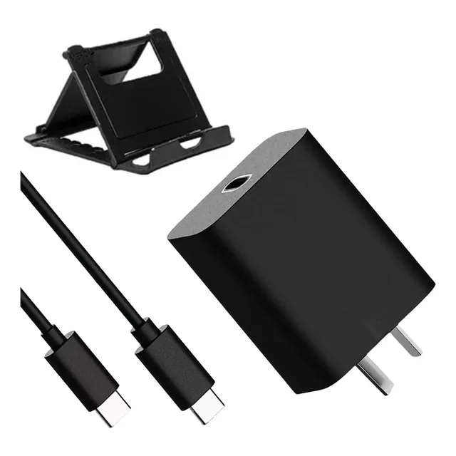30w Cargador Para Motorola Cubo  Carga Rápida Y Cable Tipo C