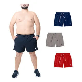 Kit 4 Short Masculino Plus Size Moda Praia Treino Passeio Kit 4 Short Masculino Plus Size Moda Praia Treino Passeio