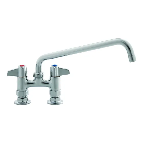 & S Brass 5 f-4dlx12 cubierta Monte Llave Centro 4-inch Caño