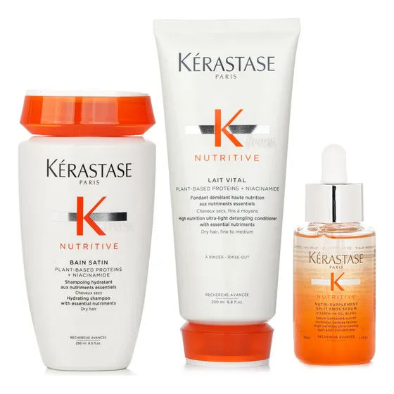 Nutritive Kit Shampoo + Condicionador + Sérum Kérastase