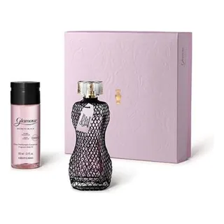 Kit Presente Glamour Secrets Black (2 Itens) + Sacola Kit Presente Glamour Secrets Black (2 Itens) + Sacola