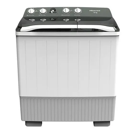 Lavadora Wsa1803p Semiautomática 18 Kilogramos Color Blanco Hisense 127v