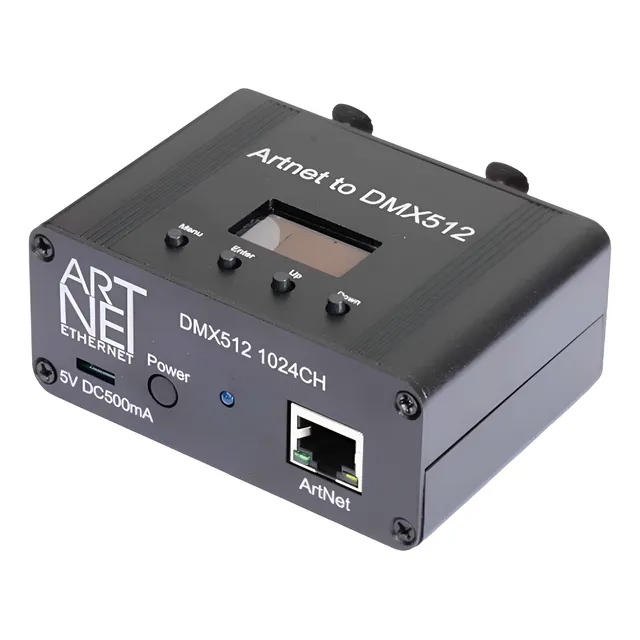 Nodo De Iluminacion Artnet Ethernet Dmx 1024 Canales