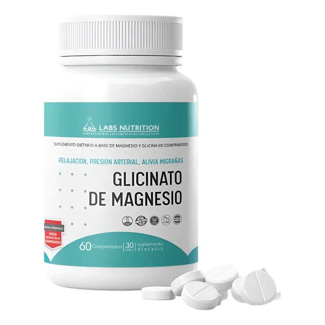 Glicinato De Magnesio - Labs Nutrition (60 Comprimidos)