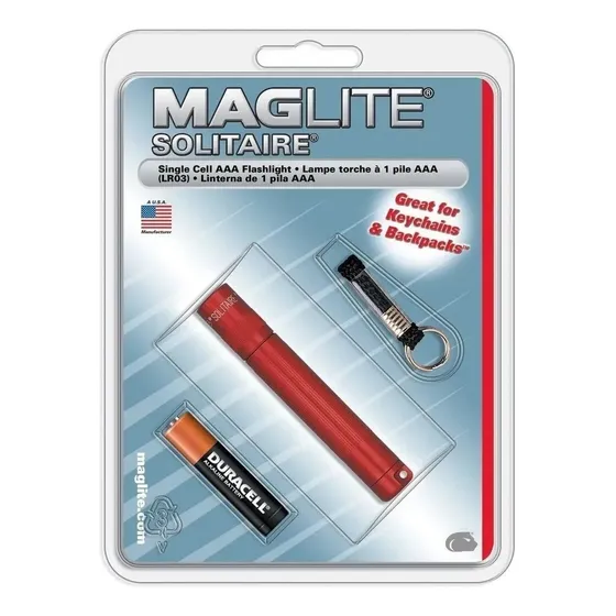 Linterna Roja Solitaire K3a036 Mini Maglite 4832 Xavi
