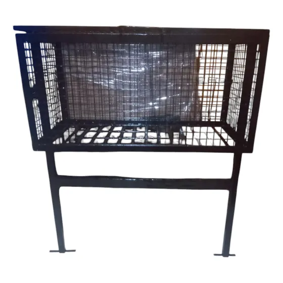 Canasto Para La Basura Exterior 70x40. Los Hermanitos.