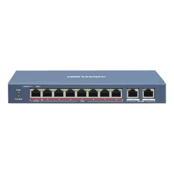 Switch Poe+ / No Administrable / 7 Puertos 10/100 Mbps Poe