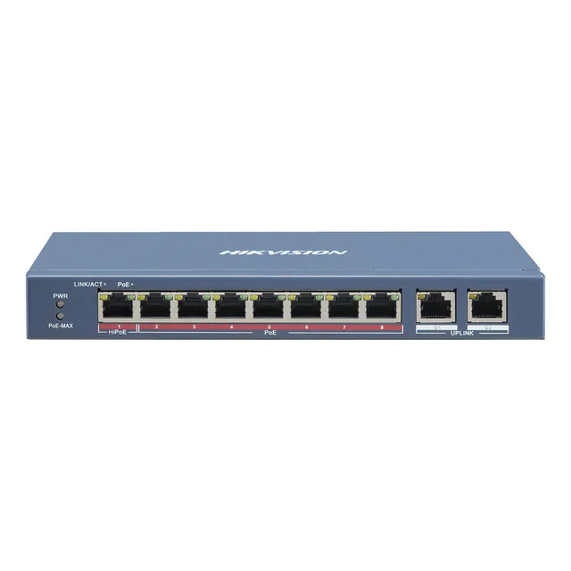 Switch Poe+ / No Administrable / 7 Puertos 10/100 Mbps Poe