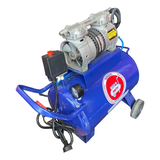 Compresor 1 Hp Thomas Libre De Aceite De  30 Litros