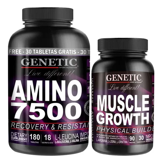 9 Aminos Esenciales 7500 Muscle Growth Testo Up Sex Genetic