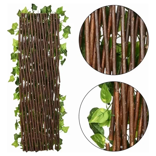 2 Piezas Muro Verde Expandible 3.0 Mts. Hoja Artificial