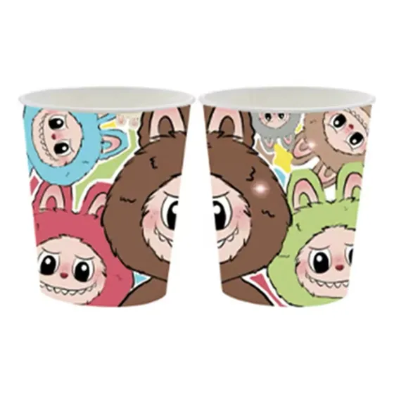 Pack Vasos Descartables Diseño Labubu Cumpleaños