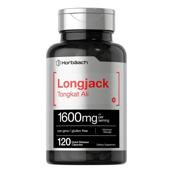 Horbaach Tong Kat Ali 1600mg 120 Cap Potencia Maxima Sabor Neutro