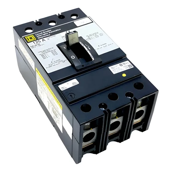 Interruptor Termagnetico Kal36125 3p. 600 V.  125amp Squared