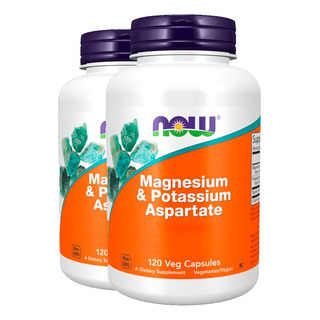 Aspartato Magnésio E Potássio 120cap Importado 2un Now Foods Aspartato Magnésio E Potássio 120cap Importado 2un Now Foods