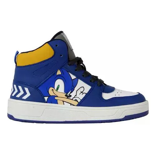 Tenis Bota Niño Sonic  Velcro The Hedgehog Original Botin 