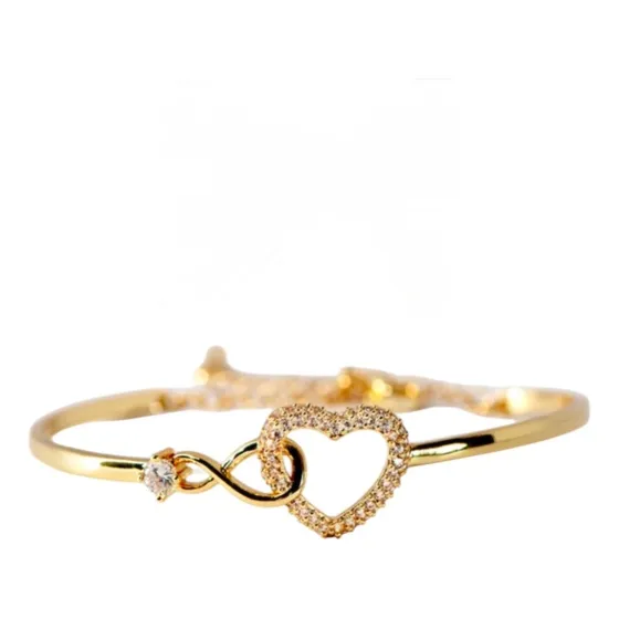 Pulsera De Acero Estilo  Madre E Hija Amarillo 5 Cm 45.72 Cm