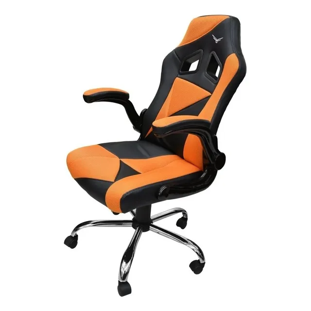 Silla Gaming Naceb Air Striker Sintetico Negro / Naranja Color Negro/naranja