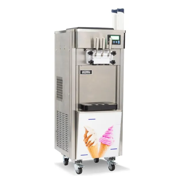 Maquina De Helado Soft Ilumi Con Producción De 25 Lts/h