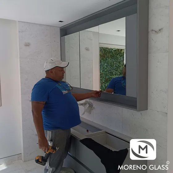 Colocacion De Espejos Para Muebles - Baños
