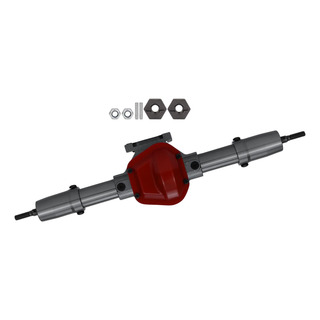 Eje Trasero Cnc De Metal 1/10 Para Axial Scx10 D90 Rc Hobby Eje Trasero Cnc De Metal 1/10 Para Axial Scx10 D90 Rc Hobby
