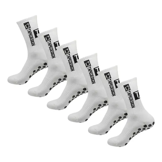 6 Pares Calcetas Técnicas Antideslizantes Tipo Tape Design
