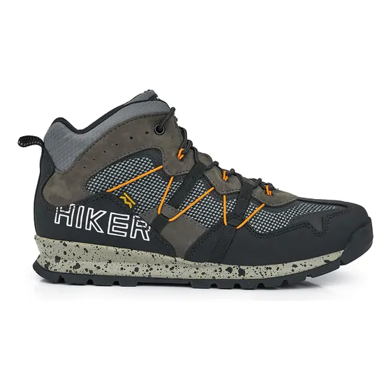 Zapatilla Hombre Cuero Borcego Trekking Zapato Goma Bradok