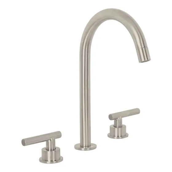 Mezcladora Lavabo Taladro Separado Palanca Satín Foset 46757