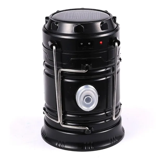Farol Linterna Panel Solar Usb Pesca Camping Delsur