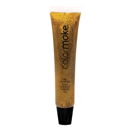 Gel Glitter Para Corpo E Cabelo Colormake 30g Escolha A Cor