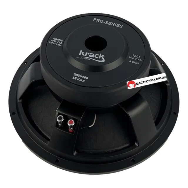 Bocina 15 Pulgadas Krack Audio Profesional 1200watt Kpa-15b
