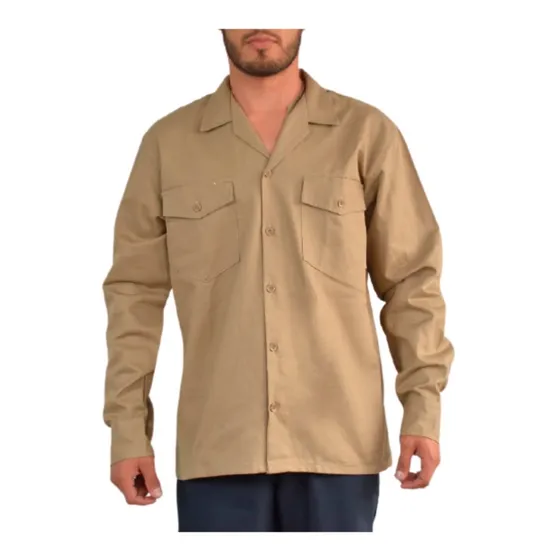 Camisa Tipo Obrero Manga Larga Drill
