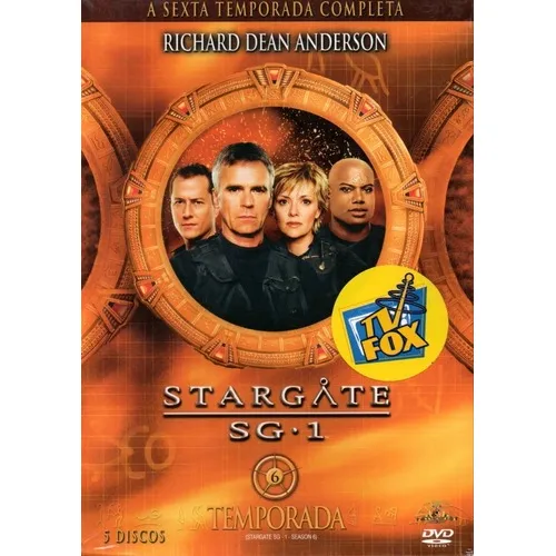Dvd Stargate Sg1 6ª Temporada (5 Discos)