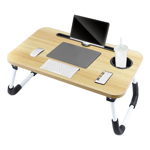 Mesa Plegable Portafolio De Madera Soporte Laptop Portátil