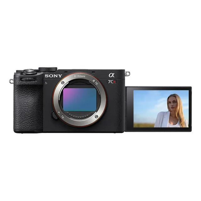 Sony Alpha ILCE-7CR lens-style color negra