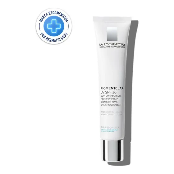 Crema Pigmentclar UV FPS 30 La Roche-Posay día para piel con manchas oscuras tez opaca y grisácea de 40mL 20+ años