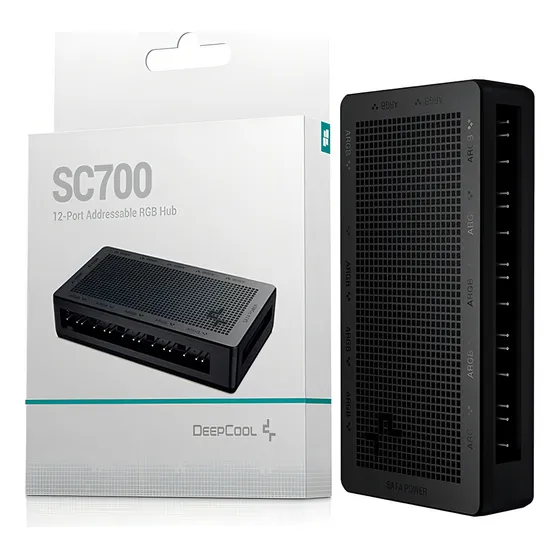 Hub Para Fans Ventoinhas Deepcool Sc700 12 Portas 3 Pinos