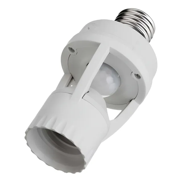 Sensor De Movimiento Techo Infrarrojo Porta Bombillo Plafón