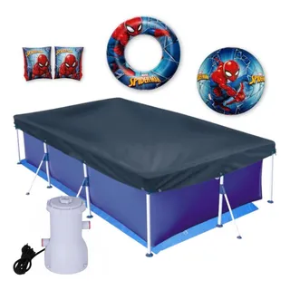Kit Piscina 3700 L Capa E Forro E Bomba 110v + Boias E Bola Kit Piscina 3700 L Capa E Forro E Bomba 110v + Boias E Bola