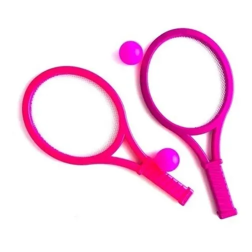 Juego De Tenis Raquetas Con Pelota Badminton & Rackets Ball