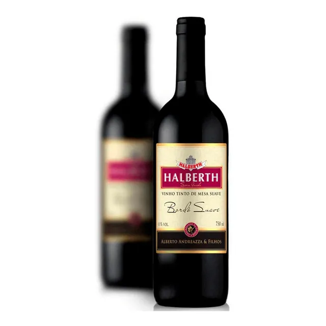 Vinho Tinto De Mesa Suave Halberth Bordô 750ml