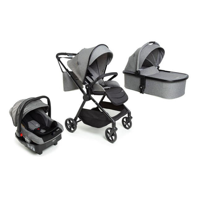 Conjunto Travel System Magnific 5 Em 1 Grey Denin Cax00904 - Safety 1st Conjunto Travel System Magnific 5 Em 1 Grey Denin Cax00904 - Safety 1st