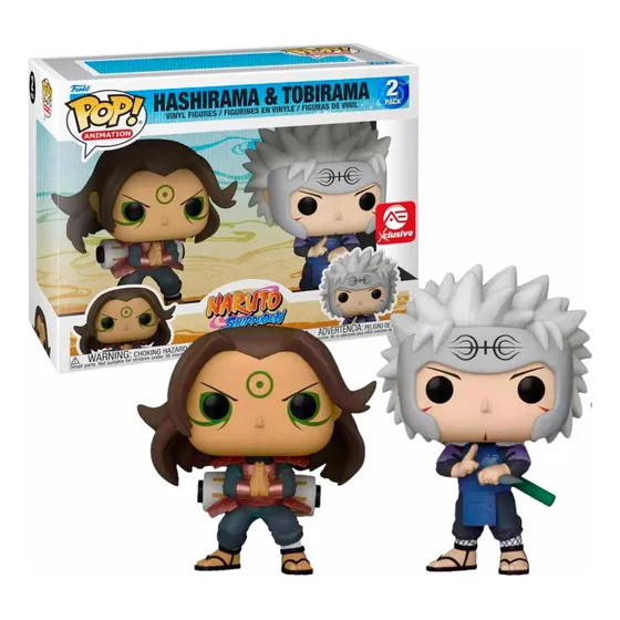 Funko Pop Naruto Shippuden Hashirama & Tobirama 2pack Ae Exc